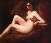 William Etty Reclining Femal Nude with Her Arm on a ledge Spain oil painting artist